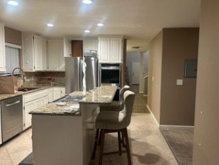 Kitchen, before renovation